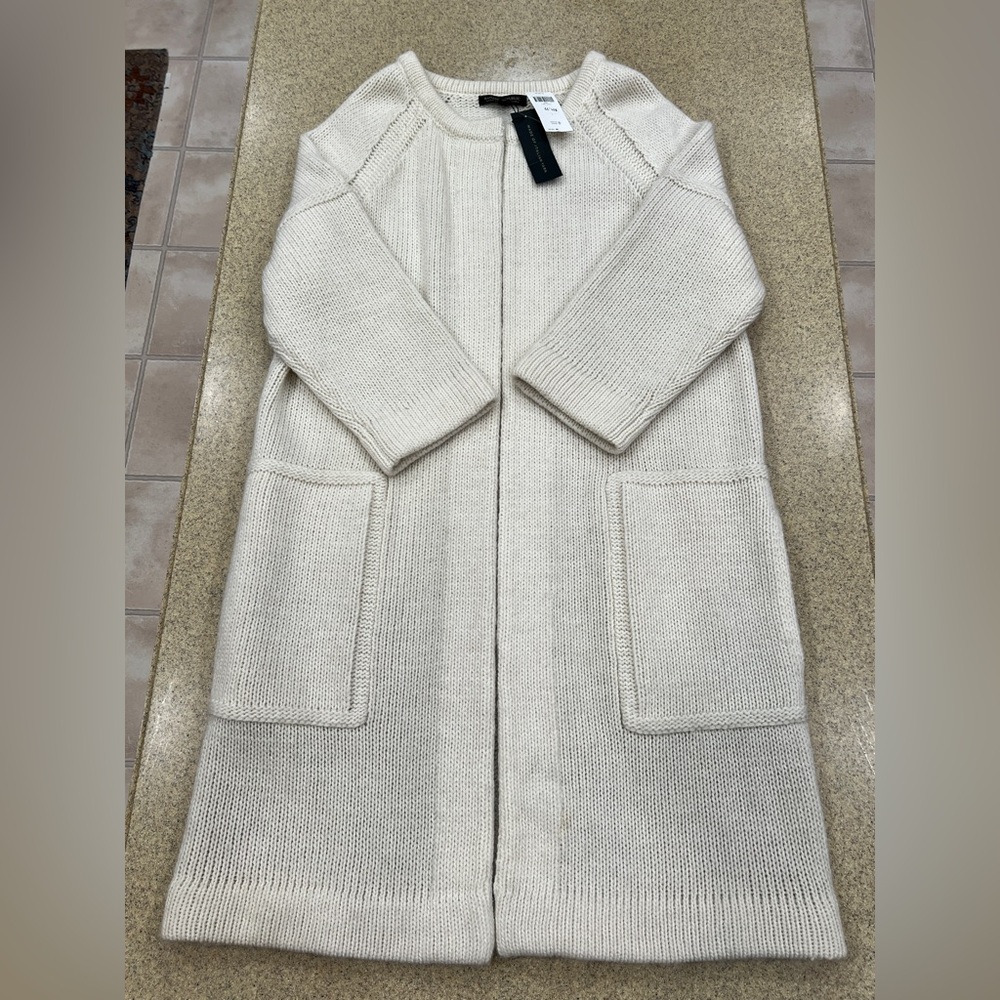 Banana Republic Cream Women's Italian Yarn Cardigan